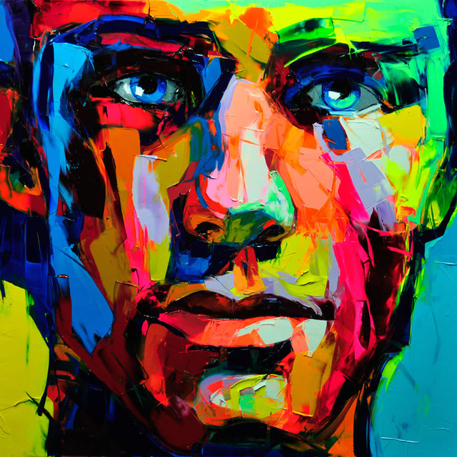 Francoise Nielly Portrait Palette Painting Expression Face100